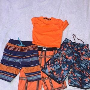 Boys swim trunks set